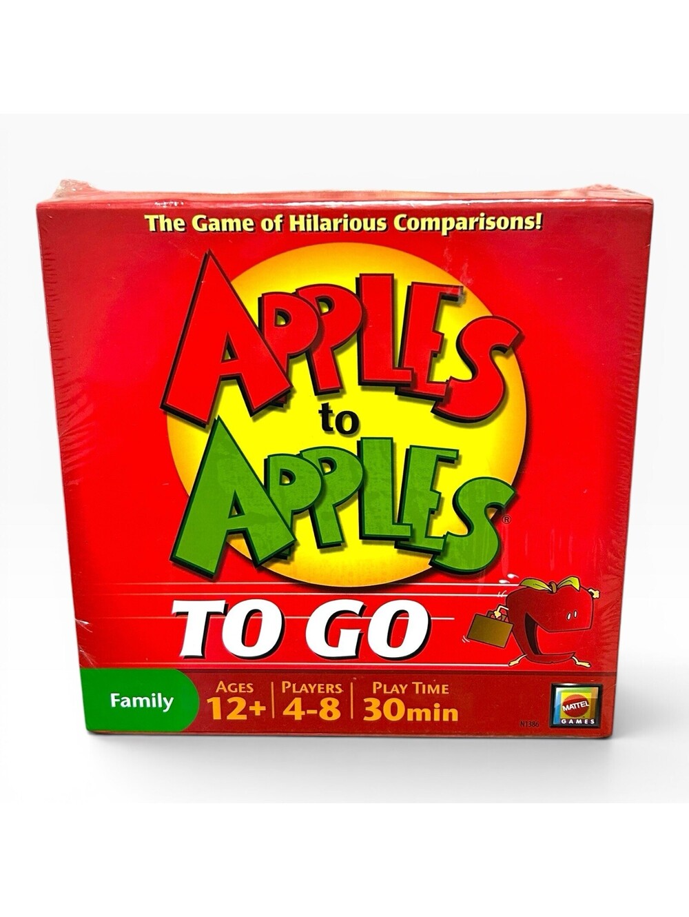 Apples to Apples TO GO Travel Card Game Mattel Factory Sealed Brand New